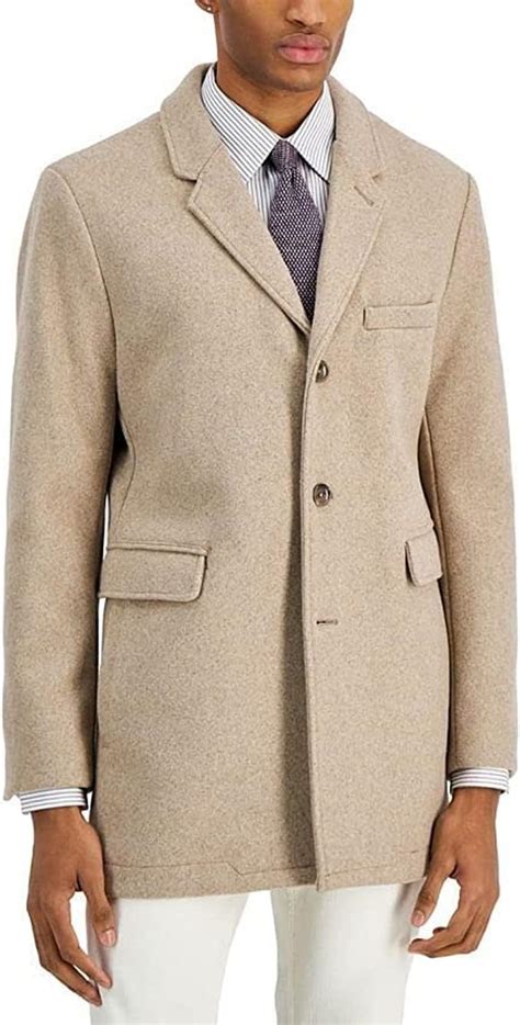 michael kors men's ghent slim-fit overcoat|michael kors ghent slim fit.